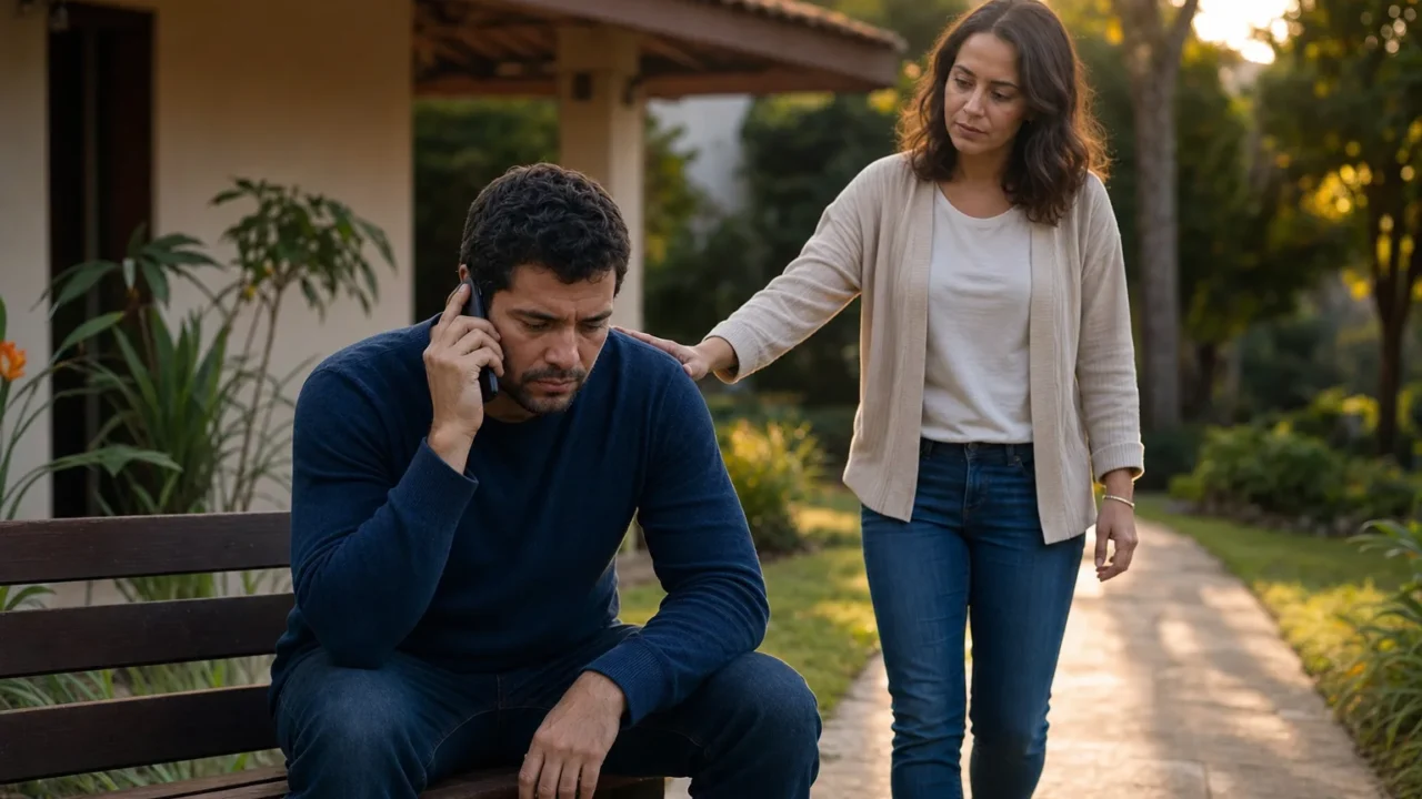 Adulto pede ajuda pelo telefone e recebe apoio após uma recaída