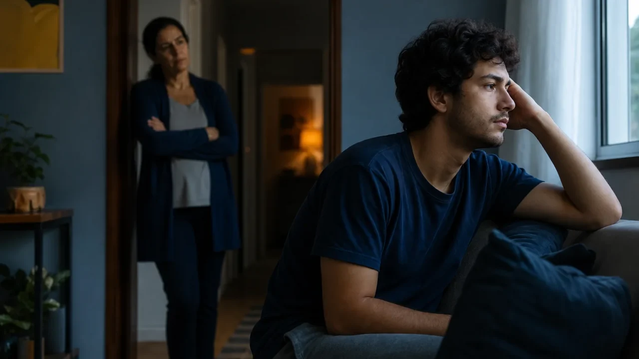 Familiar observa com preocupação mudanças de comportamento de um adulto jovem